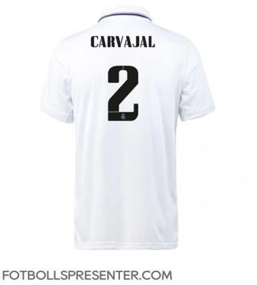 Real Madrid Daniel Carvajal #2 Hemma Matchtröja 2022-23 Kortärmad